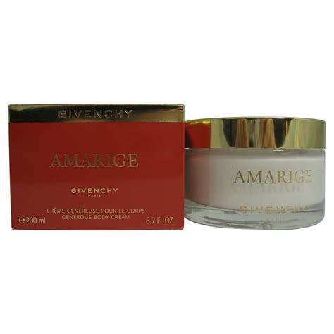 givenchy amarige body cream